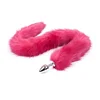 2019 New Style Hot Sale Metal Long Fox Tail Butt Plug