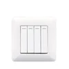 Best Selling Modern Fancy Push Button One Way 4 Gang Light Switch
