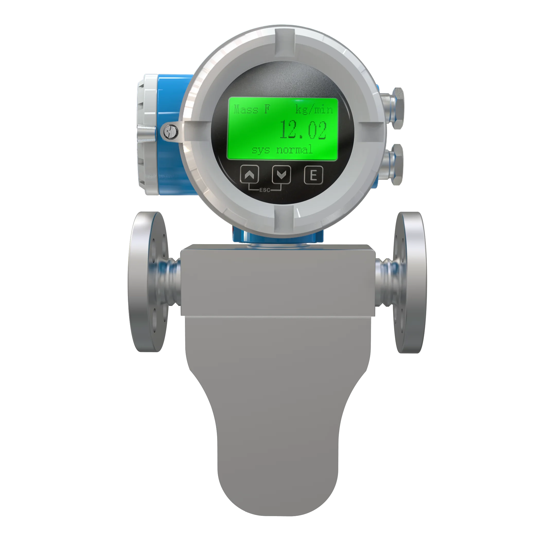 Mini Steam Mass Flow Meter Digital Corrosive Liquid Coriolis Flowmeter