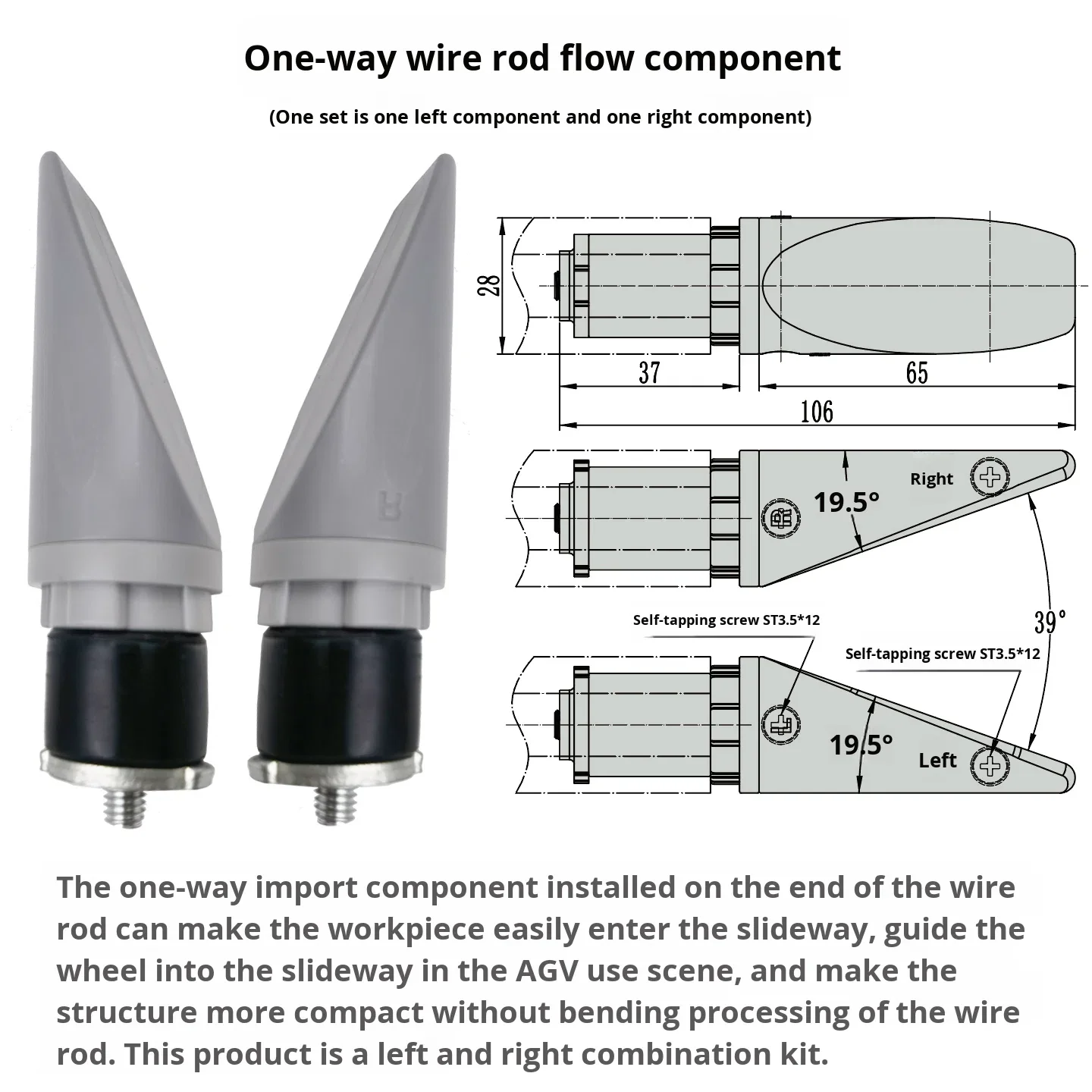one way line rod guide component third generation grade 1000 series aluminum alloy lean pipeline rod workbench turnover-18