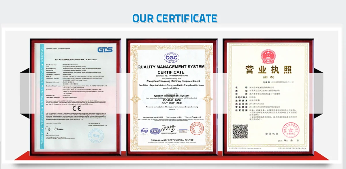 Zhengzhou Zhongxiang Machinery Equipment Co., Ltd. - grain dryer, pug mill