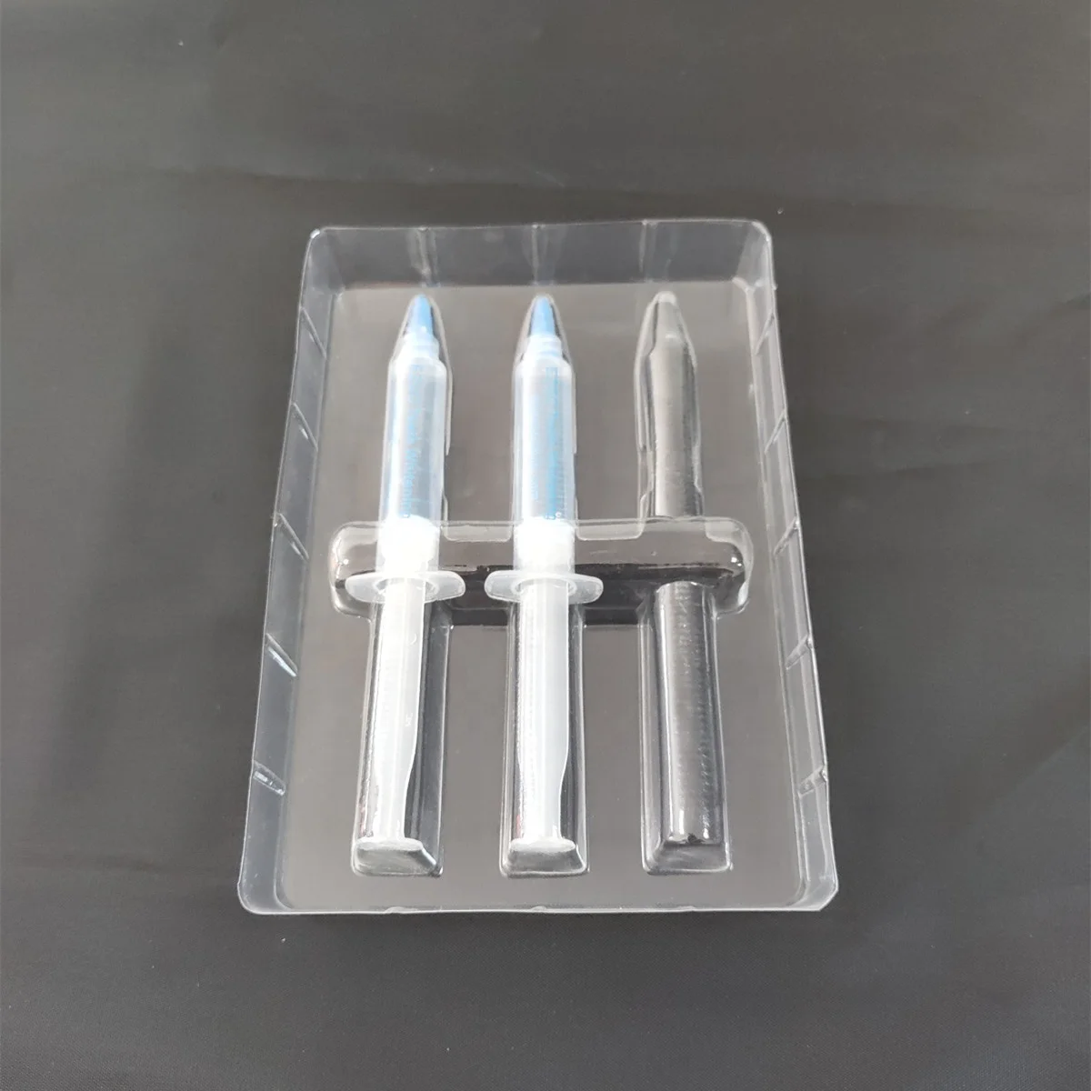 1ml Syringe Blister Pack With Insert Card Transparent Pvc Clamshell