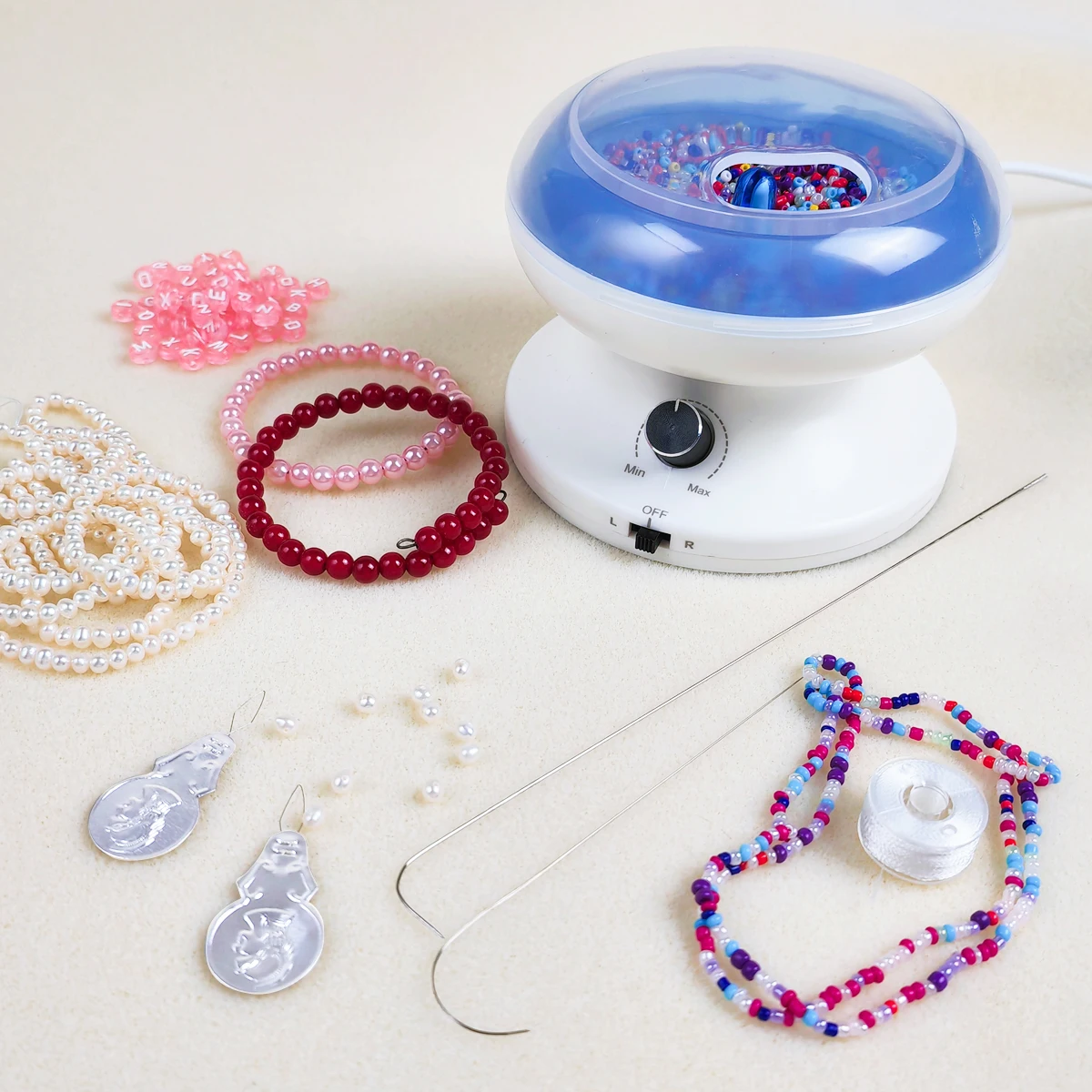 Hobbyworker 10.2cm 2022 New Automatic Bead Spinner Adjustable Speed