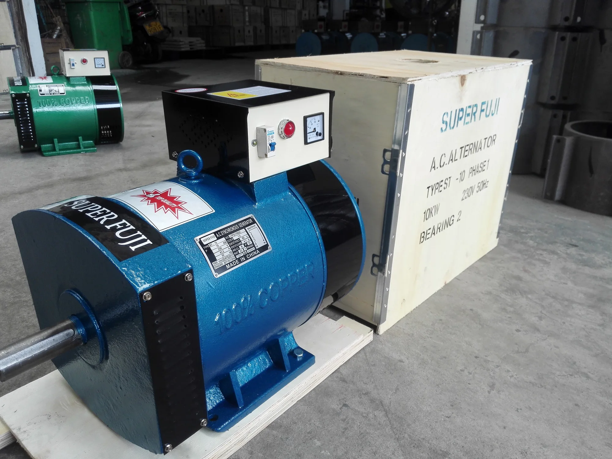 Tops St Single Phase 3kw 7.5kw 12kw 15kw 24kw Dynamo Generator Price