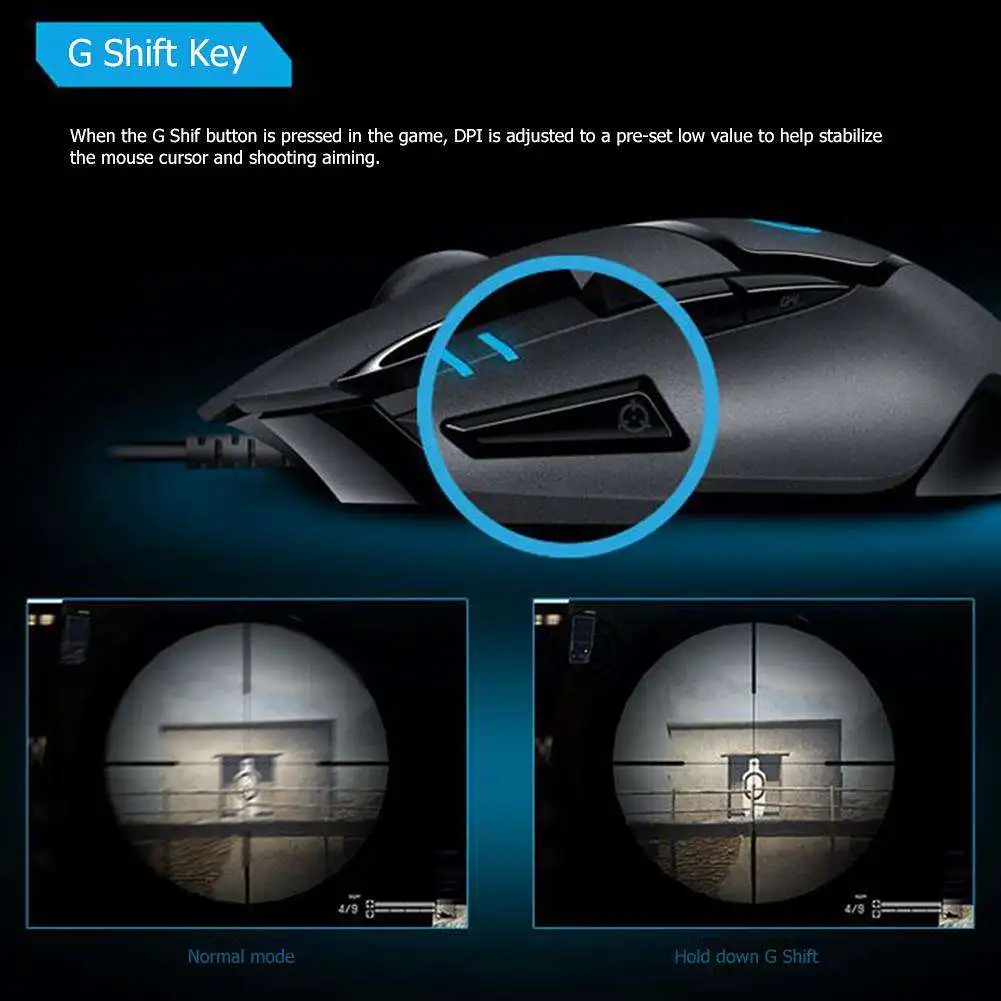 Logitech G402 Hyperion Fury Fps Tunable Laser Logitech Gaming Mouse Usb Wired 4000 Dpi Mouse Gamer Mice Buy Original Logitech G402 Usb Interface 8 Keys 4000dpi Five Speed Adjustable High Speed Tracking Wired Optical