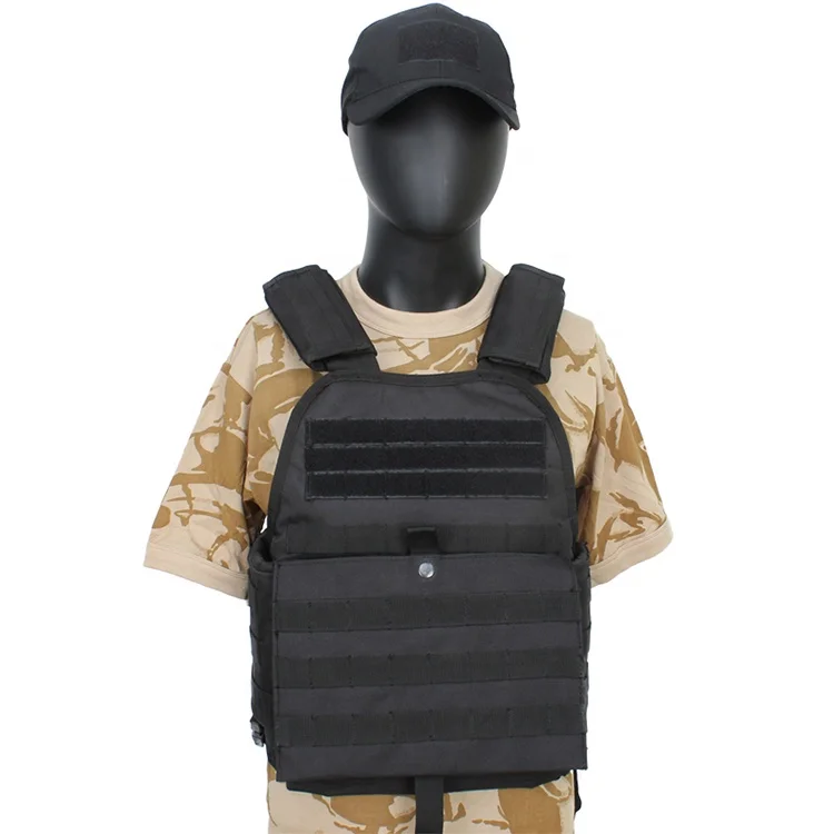 
police black military bulletproof vest NIJ IIIA 