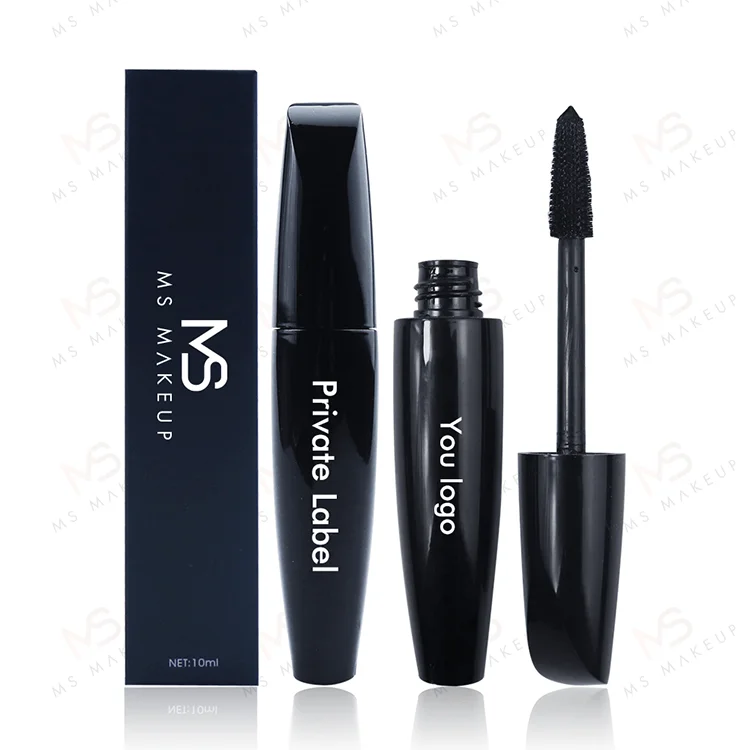 Wholesale Easy To Apply Gradient Sliver Lid Mascara Natural Waterproof Custom Logo Private Label Curling Thick Black Mascara
