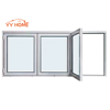 2019 Chinese windows aluminium double glazed windows folding bifold glass window