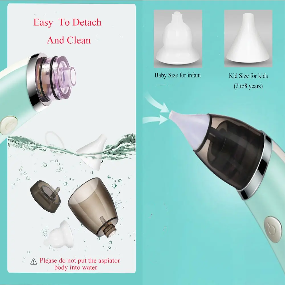 New Arrivals Rechargeable Suction Vacuum Electric Baby Nasal Aspirator 