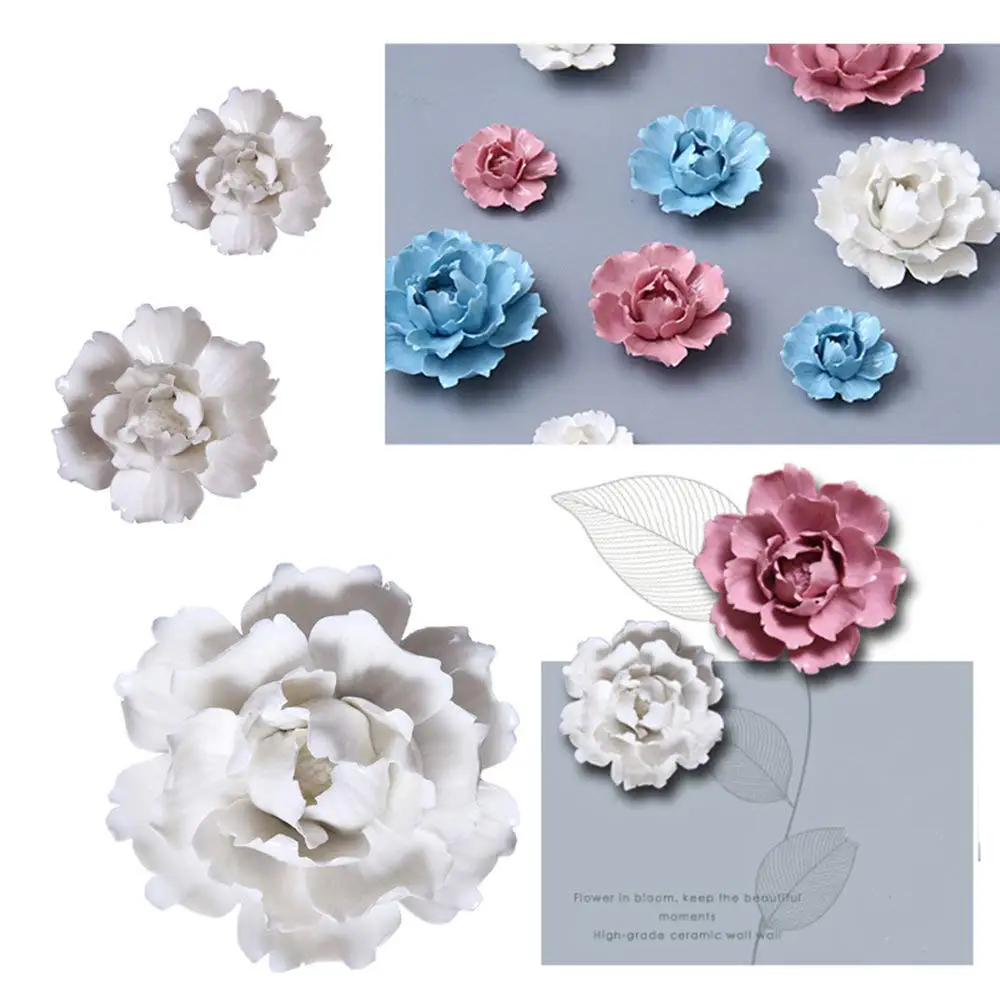 Wholesale 3d Handicraft Ceramic Flower Ceramic Rose Flower Buy Handmade Ceramic