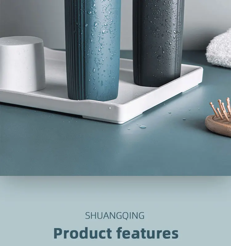 2020 new design multi color 4 color plastic Portable travel toothbrush cup toothbrush toiletry organizer