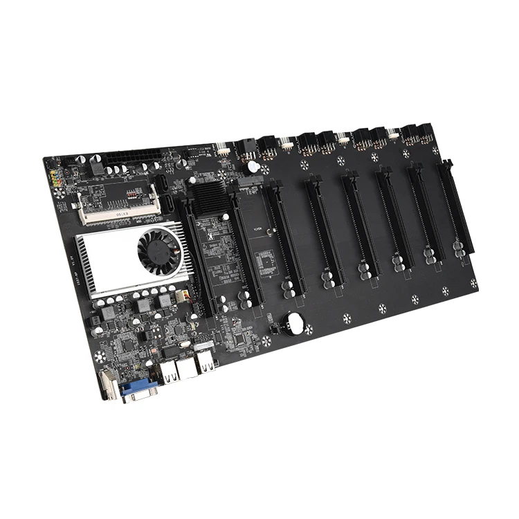 

Riserless expert mining rig Motherboard 8 gpu mainboard 8 GPU Etherum Mining motherboard