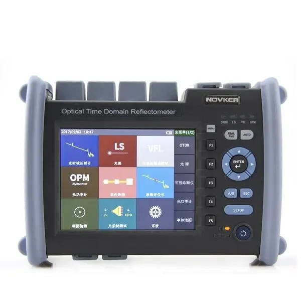 Novker Handheld Optical Time Domain Reflectometer Mini OTDR NK6000 1310/1550nm FTTH fiber optic tester