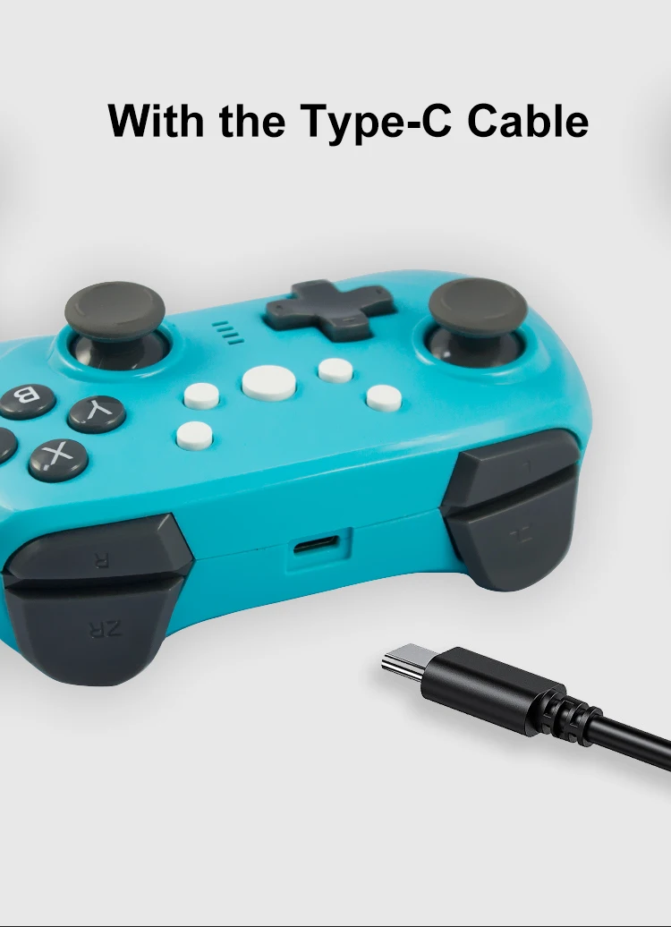 For Nintendo Switch Pro Handle Bluetooth Wireless Vibration Classic Ns