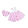 2019 New Fashion Two Piece Hot Cute G String Bikini Pink Micro Girl Bikini Swimwear For Kid