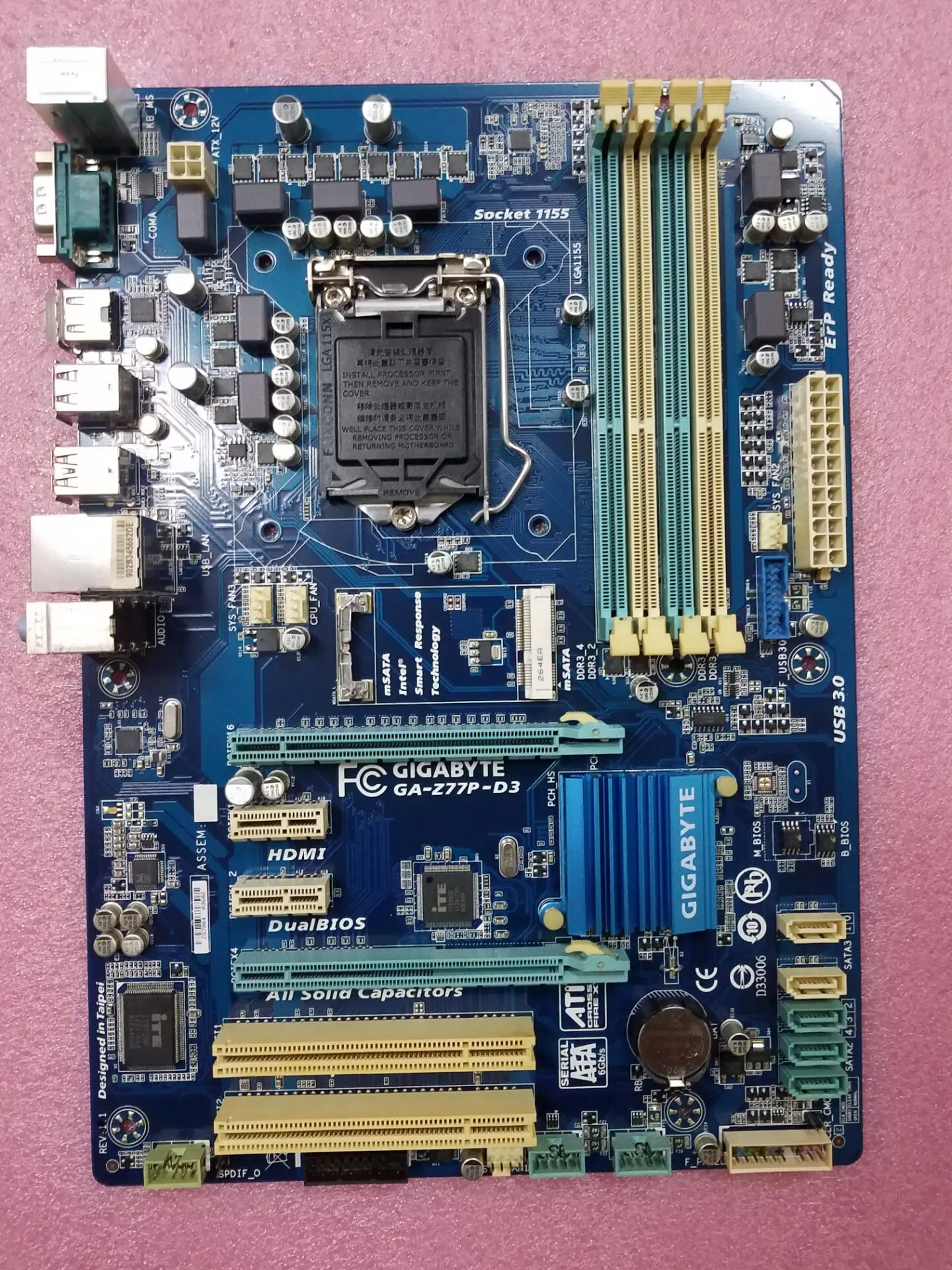 cheap price ddr3 32gb intel z77 lga1155 motherboard