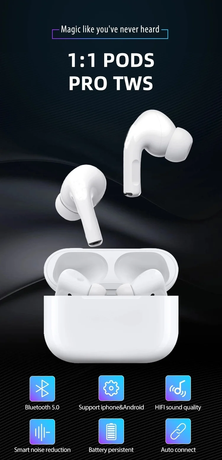 2020 Newest 1:1 Original Active Noise Cancelling Wireless Headphone Earphone Sports Headset for iphone XS - ANKUX.COM
