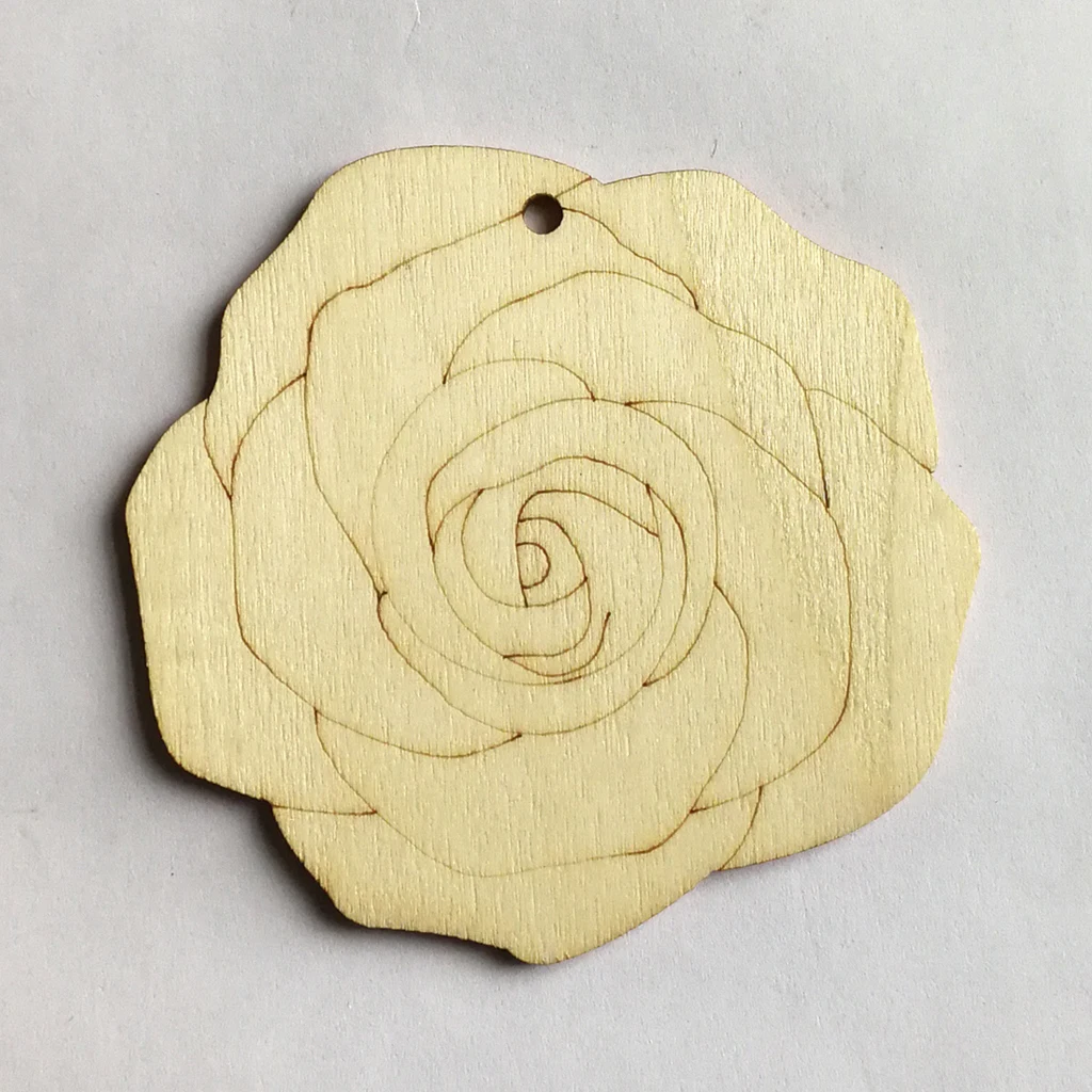 wooden craft flowers