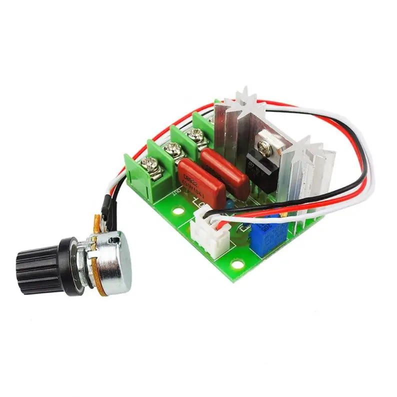 PWM 2000W High Power Motor Speed Controller SCR Voltage External knob regulator Dimming Thermostat module AC 220V 25A Adjustable