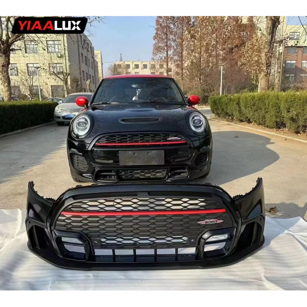 Front Rear Bumper Set Old to New Version Body Kits for BMW MINI Cooper F55 F56 Upgrade to 2022 JCW Style Body Kit 2014-2021 supplier