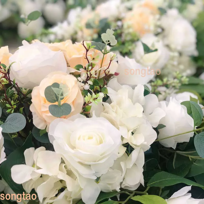 White Wedding Decorative Silk Real Touch Artificial Flower Cheap Bulk