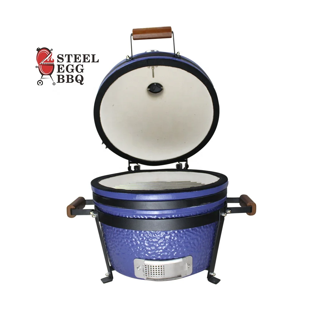 Seb Kamado/steel Egg Bbq Charcoal Grill Pizza Oven Outdoor Party