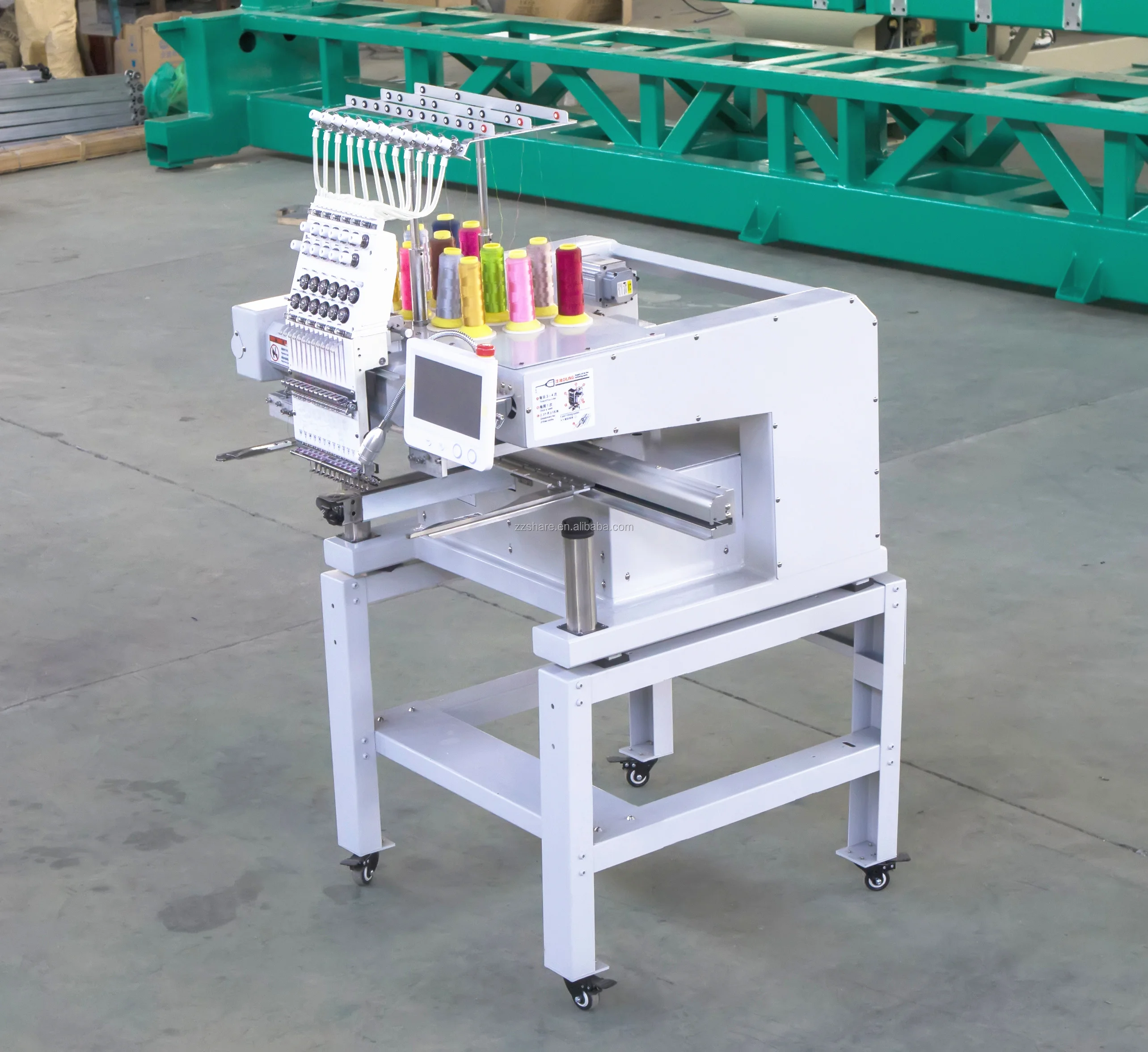 Second Hand Embroidery Machine 2 Heads Embroidery Machine Computerized