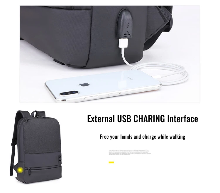 2020 Mochilas New 15.6inches RFID Waterproof USB Charging Antirrobo Anti Theft Laptop Bags GYM Manufacturer Vegan Backpack