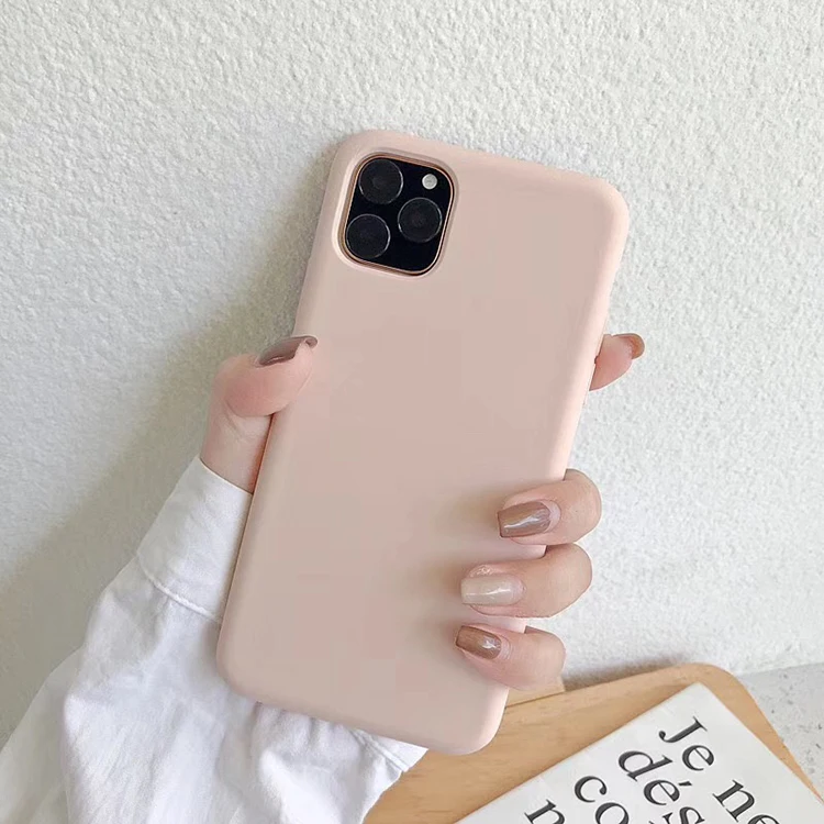 Anti-dirt Shockproof Liquid Silicone Phone Case For iphone 11,i11pro, i11pro max