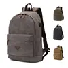 F1013 Wholesale custom vintage laptop back pack school bag canvas backpacks for men