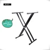 OEM custom brand available music foldable Double-Braced Adjustable X-Style Keyboard Stand