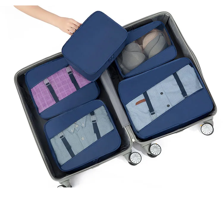 travel storage bag laundry organizer bag compression pouch 5 pcs