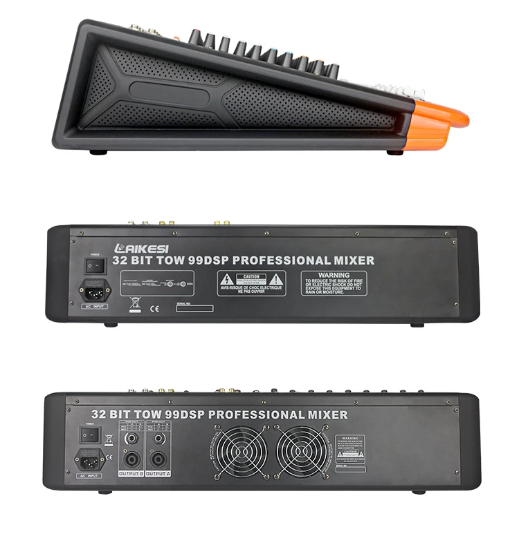 Consola de Audio Doble Efectos 99DSP Mezclador con contacto inalámbrico USB