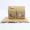 eco friendly folding rectangular gift packing paper cardboard boxes with clear window