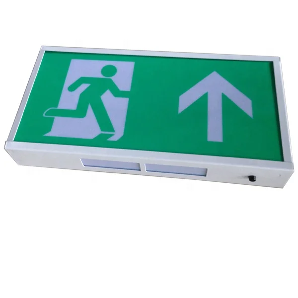 CB Battery Operated Sign Wall Mounted Led Exit Light Emergency Exit Sign