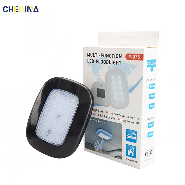 Chedina Wireless Auto Interior Trunk Ceiling Usb Car Led Reading Light With Touch Switch Buy Chargable Reading Light Usb Led Reading Light Doom