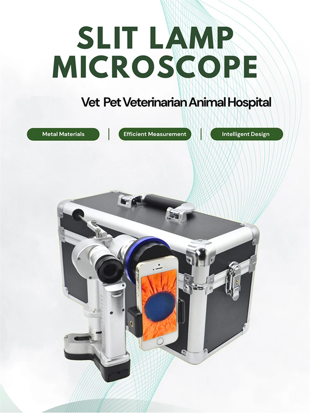 Wholesale HSL-3 Portable Handheld Binocular Slit Lamp Cost-effective Ophthalmology Equipment for Optical Shop & Eye Hospital