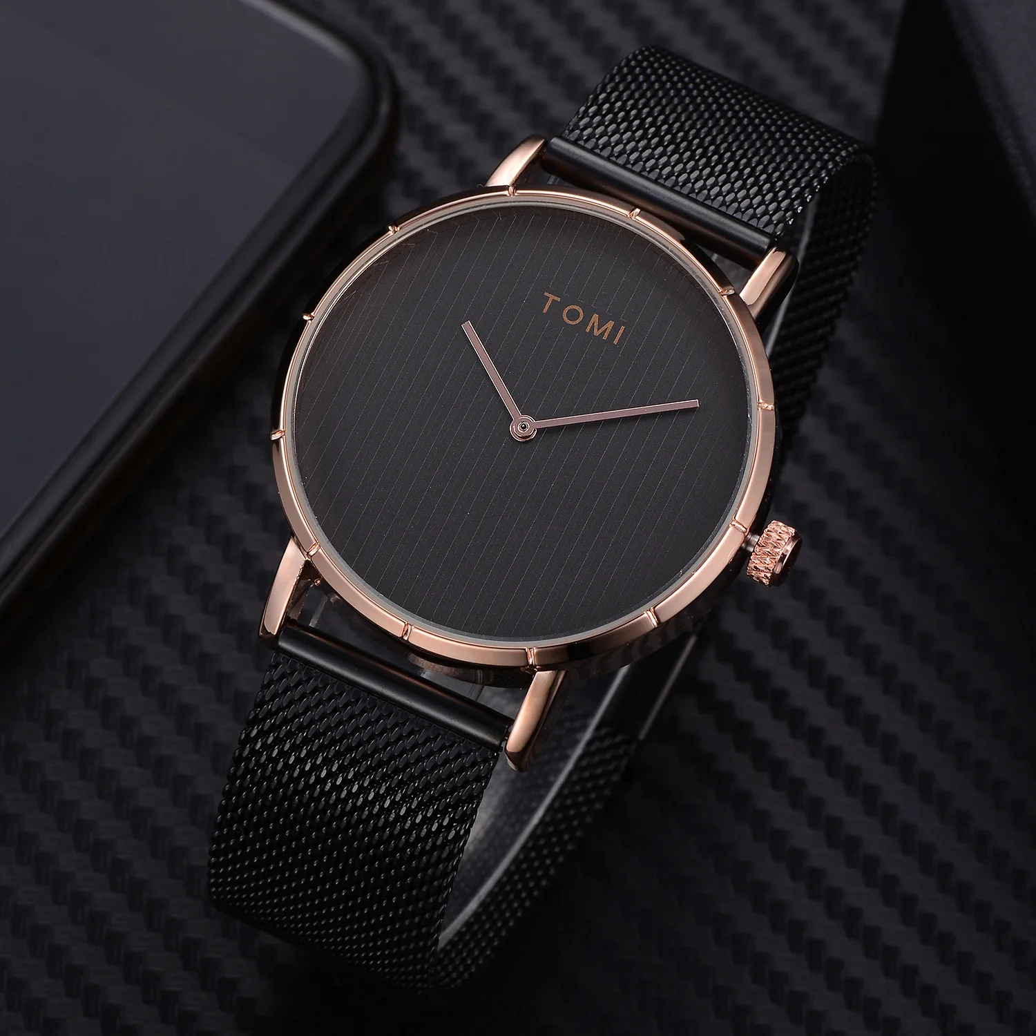 tomi 2020 新款热销品牌男装和女装手表时尚优雅休闲简约手表可以更换