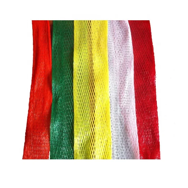 
Tubular netting roll packing garlic mesh bag potato packing knitted malla de polietileno en rollos 