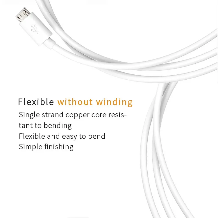 Micro USB B 5Pin Cables Charger Cords for Samsung Cable Android Smartphones Galaxy Micro USB Charger Cable - ANKUX.COM
