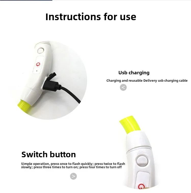 Solid Pattern Rechargeable Dog Collar with Nighttime Glowing Feature Ribbons Decoration Pet Walk Lamp Dropshipping Supported