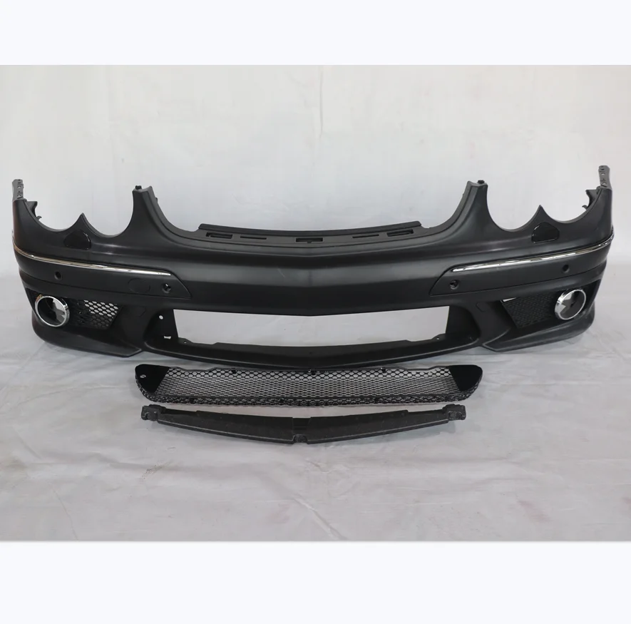 Front Bumper With Hole Aluminum Grille For Mercedes Benz Clk W209 Amg ...