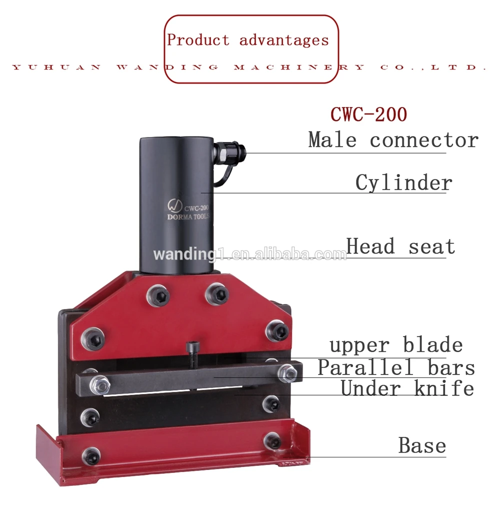 High Quality CWC-200 Bendng Tool For Cutting Metal sheet  up to 12mm