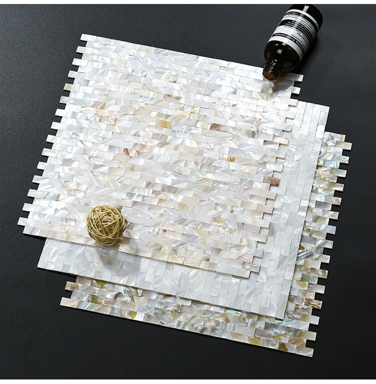 Factory price shell mother of pearl mosaic art wall decor sheets for sale