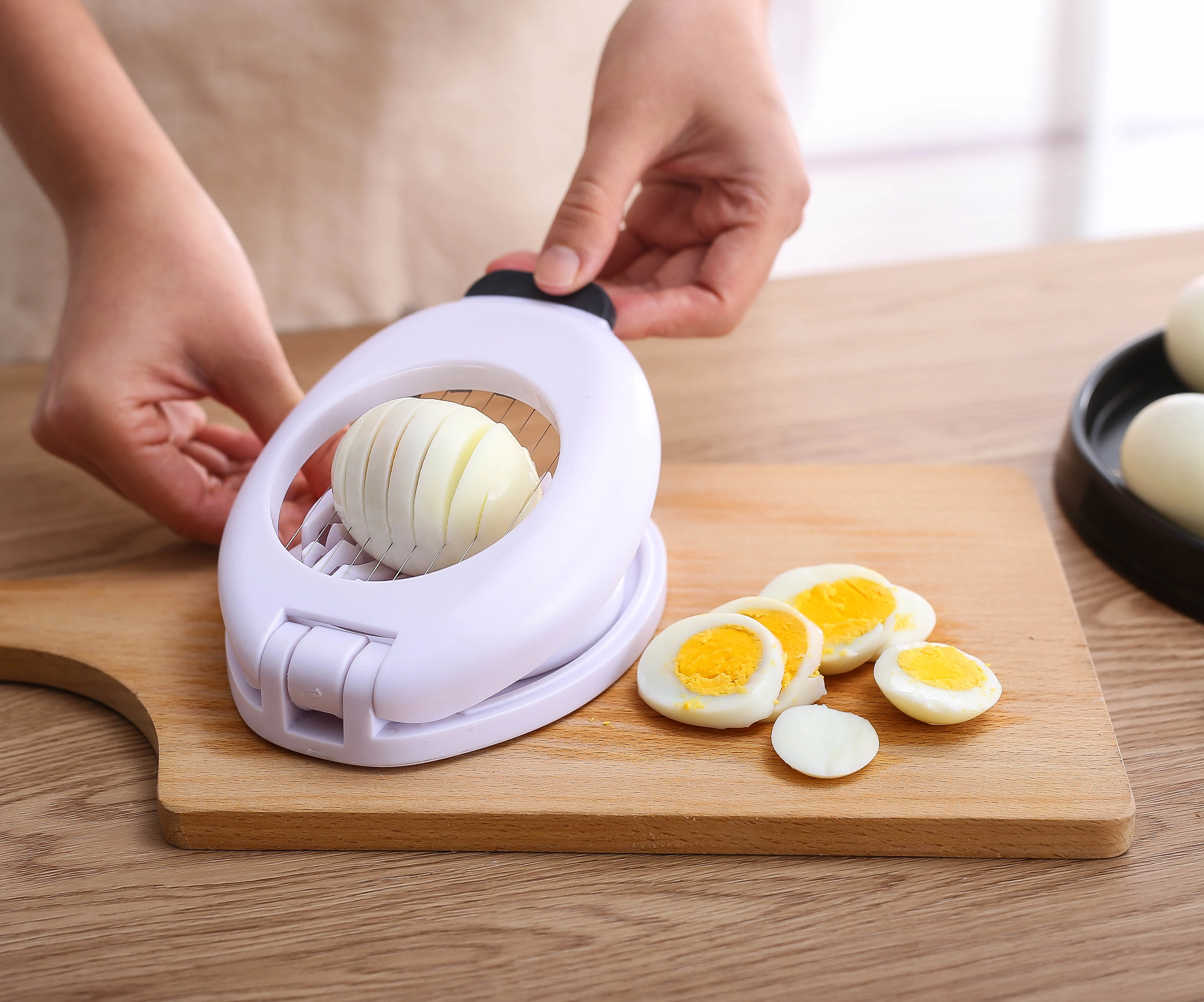 Multifunction Egg Cutter Tool Stainless Steel Wires Egg Slicer For