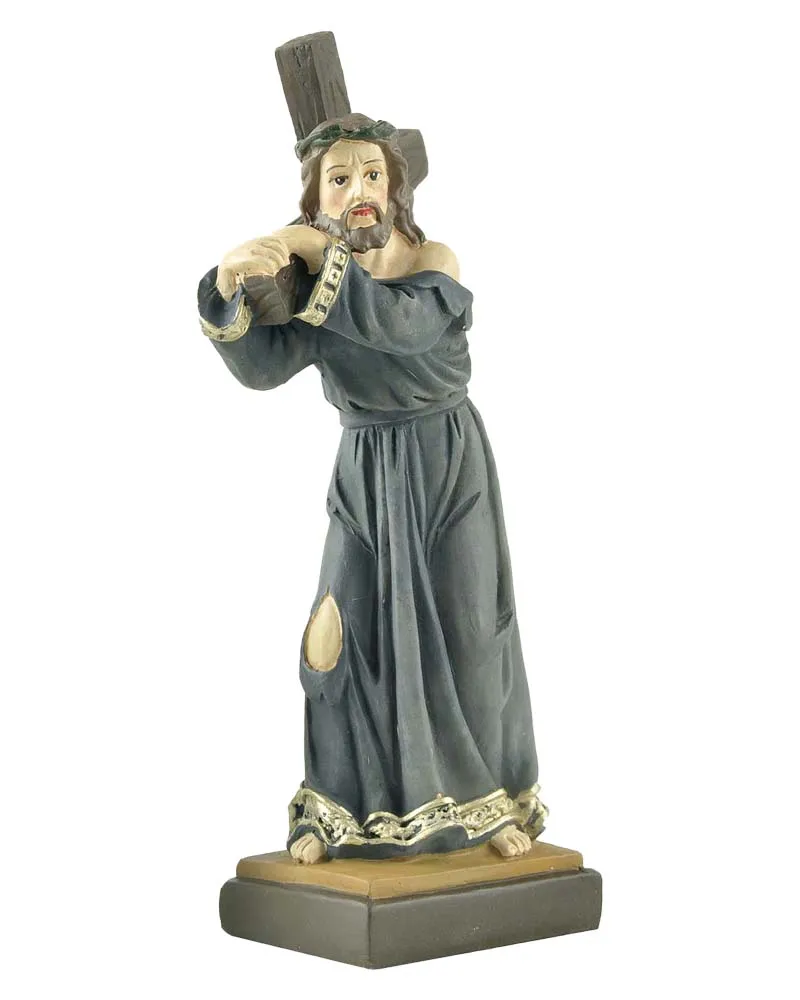 Stock Products Jesus Carring Cross on the Way to Calvary Statue
