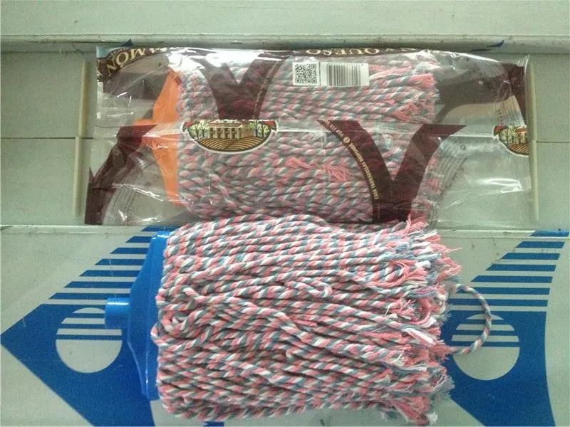 cotton mop head auto  flowpack wrapping machine