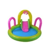 unique design folding inflatable children's playing pool with slide