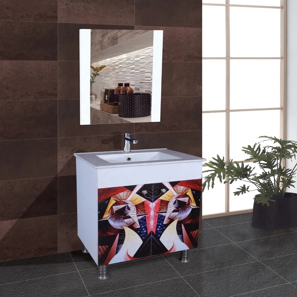 Premium Quality Living Room 3D Modern design Vanity Cabinets Set Bathroom Cabinet