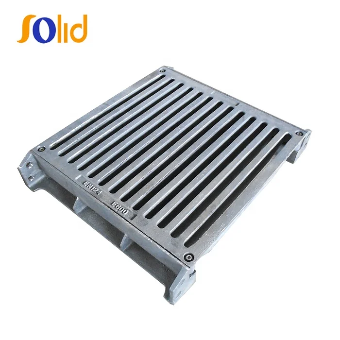 EN124 Standard Ductile Iron Square Gully Grate and Frame